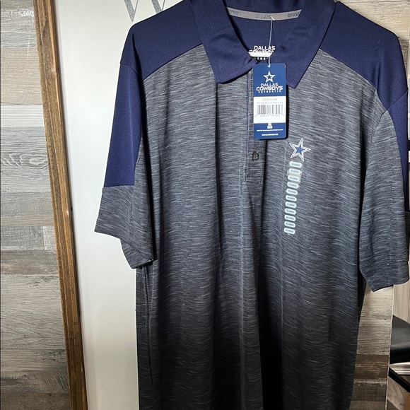 Dallas Cowboys Men's Navy Polo Shirt - Picture 1 of 4